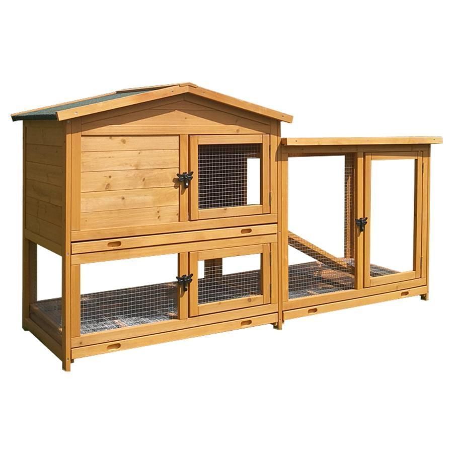 人気推薦◆木製鶏小屋 大型鶏舎 家禽ケージ 鶏小屋 4-6羽用 2段 木製鶏小屋用 ウサギ バニーケージ 犬 猫 リス ハムスター Size 178*56*9