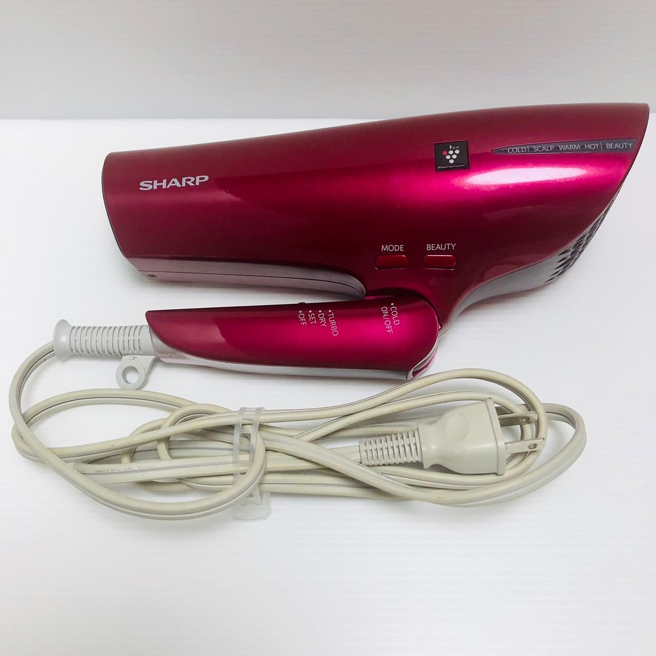 SHARP シャープ プラズマクラスタードライヤー IB-HP9-R レッド 1200W 