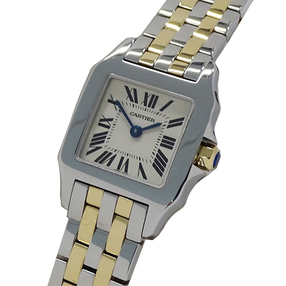 カルティエ サントスドゥモワゼル 18Kコンビ Cartier レディース腕時計