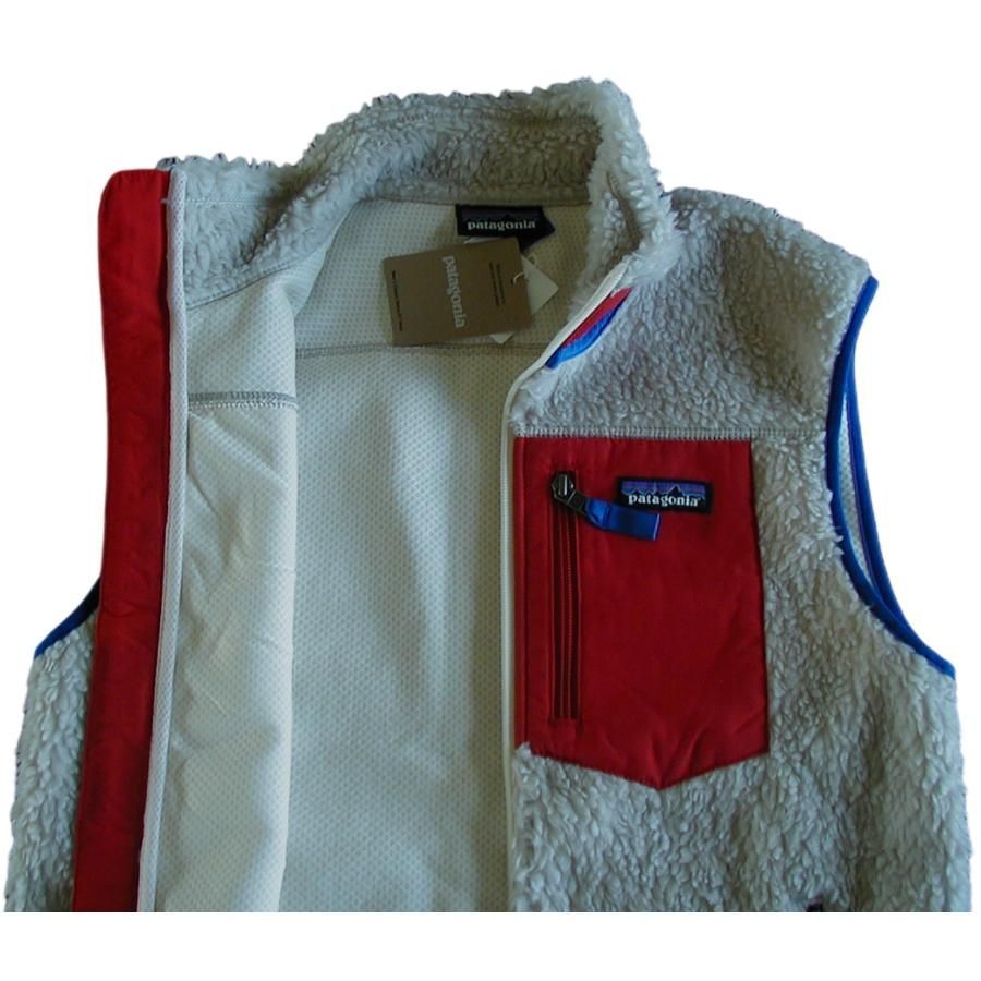 送料込 L パタゴニア M’s クラシック レトロX ベスト Patagonia Natural w|Touring Red NLTO