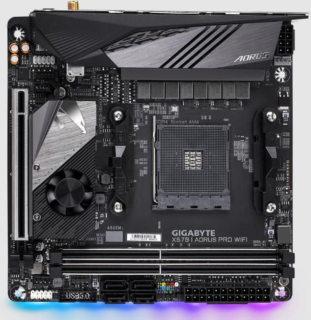 X 570 I Aorus Pro Wi-Fi AMD DDR 4 Socket AM Mini-ITX Motherboard