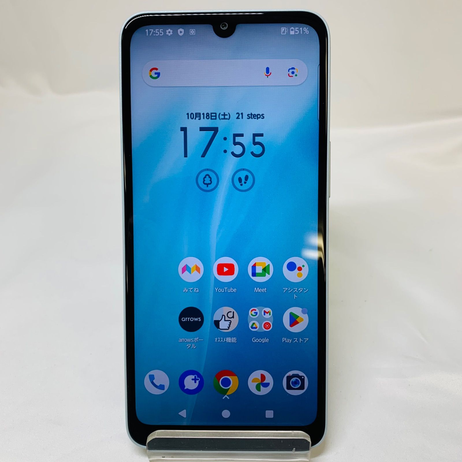 ☆【中古品】au arrows We2 64GB FCG02 ライトブルー - メルカリ