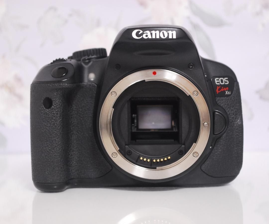 Canon キヤノン デジタル一眼レフ EOS Kiss X6i レンズキット