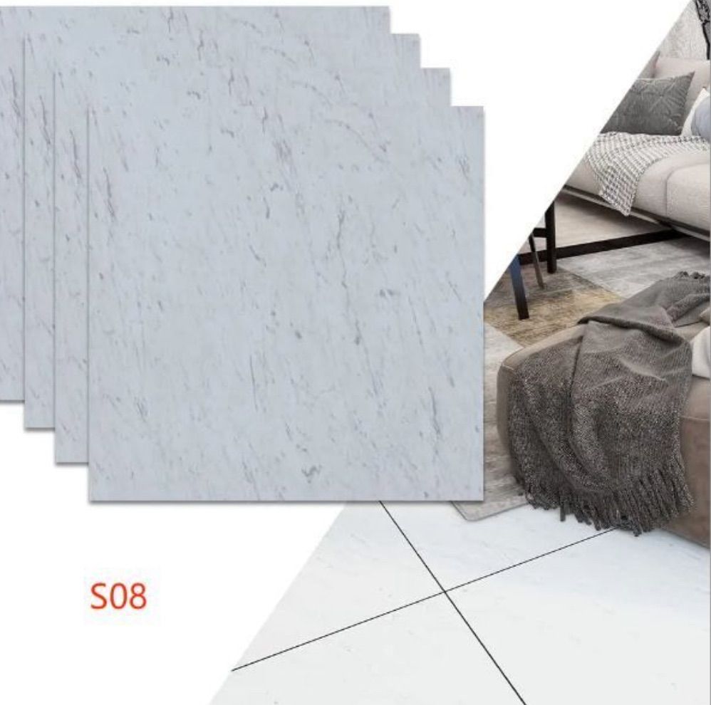 NEW フロアタイル 大理石床材 216枚入12畳分 304.8 304.8mm 厚手1.5mm 防水 フローリングシート 置くだけ 接着剤不要 床材 大理石 リメイク シート