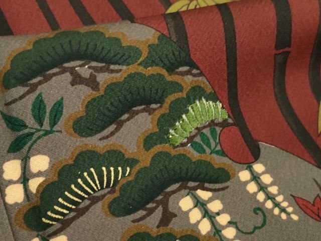 平和屋本店□極上 ファッションデザイナー 花井幸子 訪問着 刺繍