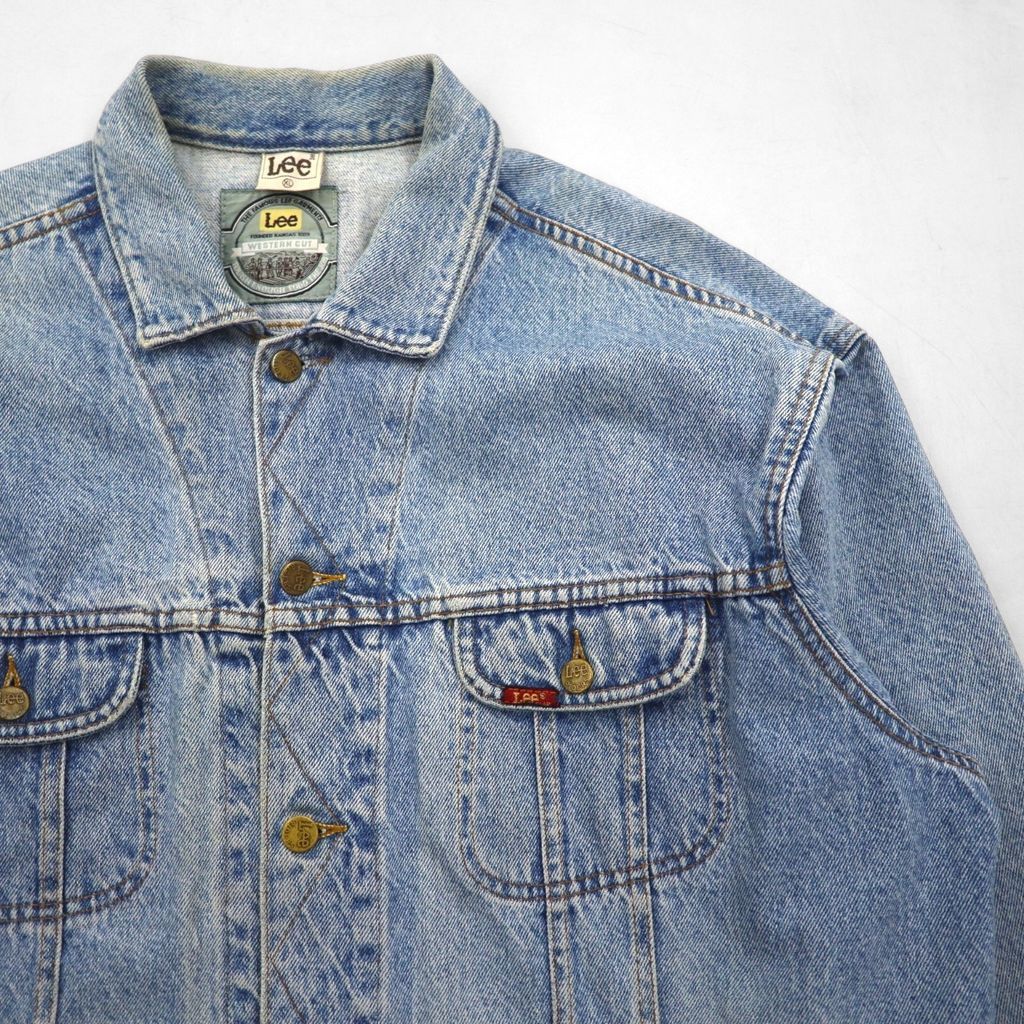 Lee 90年代 USA製 デニムジャケット WESTERN CUT RIDERS Gジャン XL