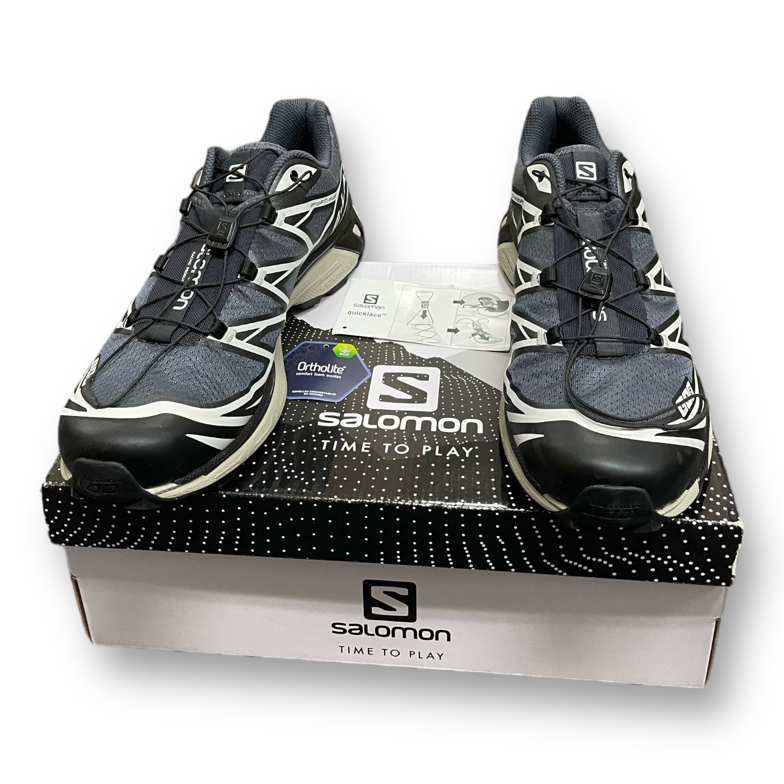 新品 Salomon XT-6 for DSM Ebory Black 417170 コラボ