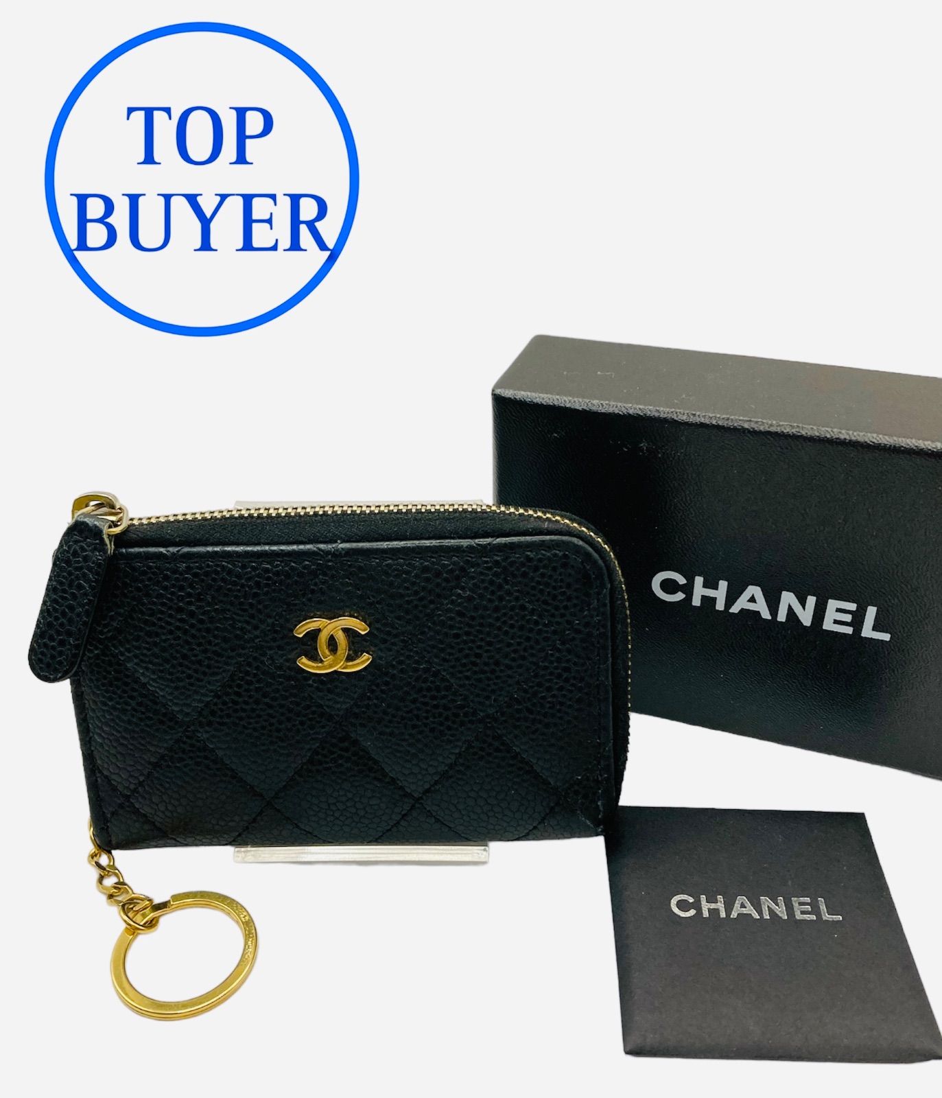 国際ブランド シャネル CHANEL キーリング付き コインケース シャネル