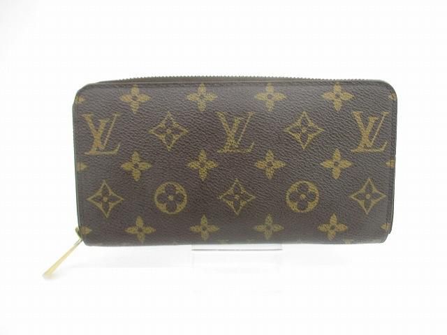 ルイヴィトン LOUIS VUITTON ジッピーウォレット モノグラム 長財布 ブラウン ユニセックス