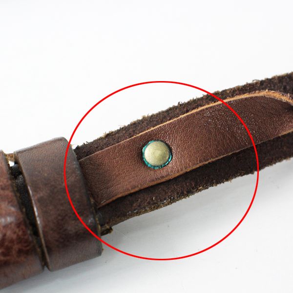 Pal'las Palace パラスパレス レザーベルト/ブラウン 牛革