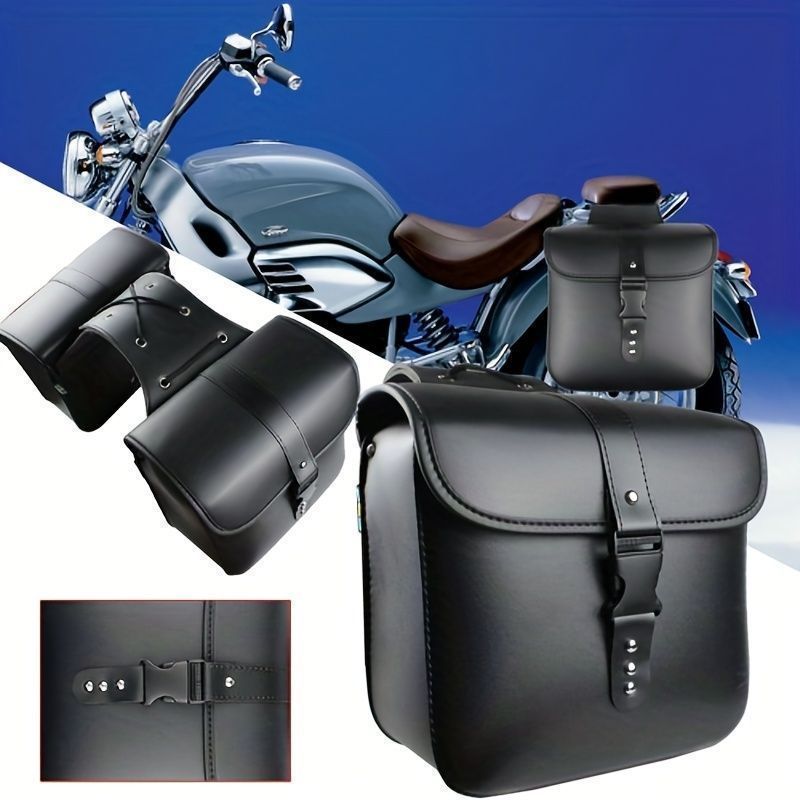バイク用ラゲッジパック Compatible With Yamaha 2個入り オートバイ用防水荷物収納バッグ サイドバッグ 収納ツ