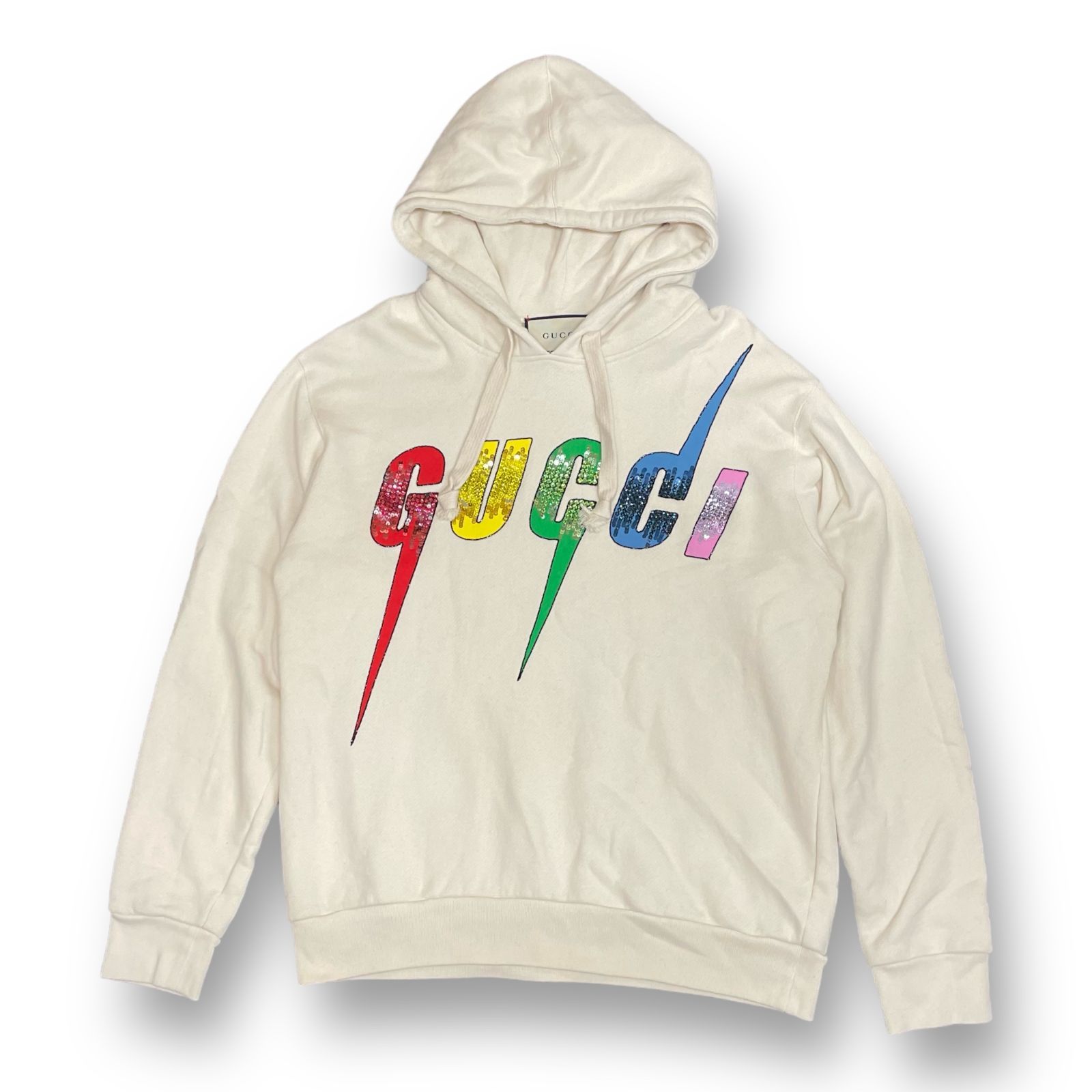 GUCCI グッチ パーカー ブレードロゴ スパンコール