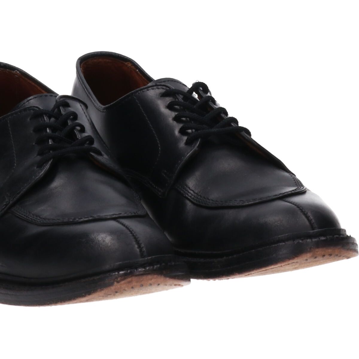  古着 アレンエドモンズ ALLEN EDMONDS WALTON Uチップシューズ 9 D メンズ28.0 cm相当 saa 011378 デッキシューズ 靴