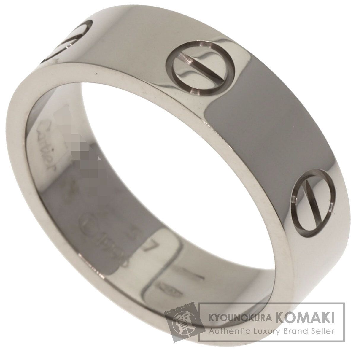 CARTIER カルティエ ラブリング 57 リング 指輪 K18WG レディース