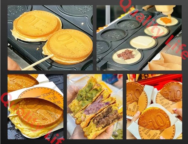 電熱ットエッグバブルパフアイロン 50-300℃調整