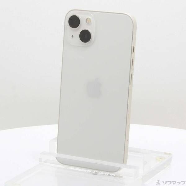 〔中古品〕iPhone13 256GB スターライト MLNJ3J／A SIMフリー【258】