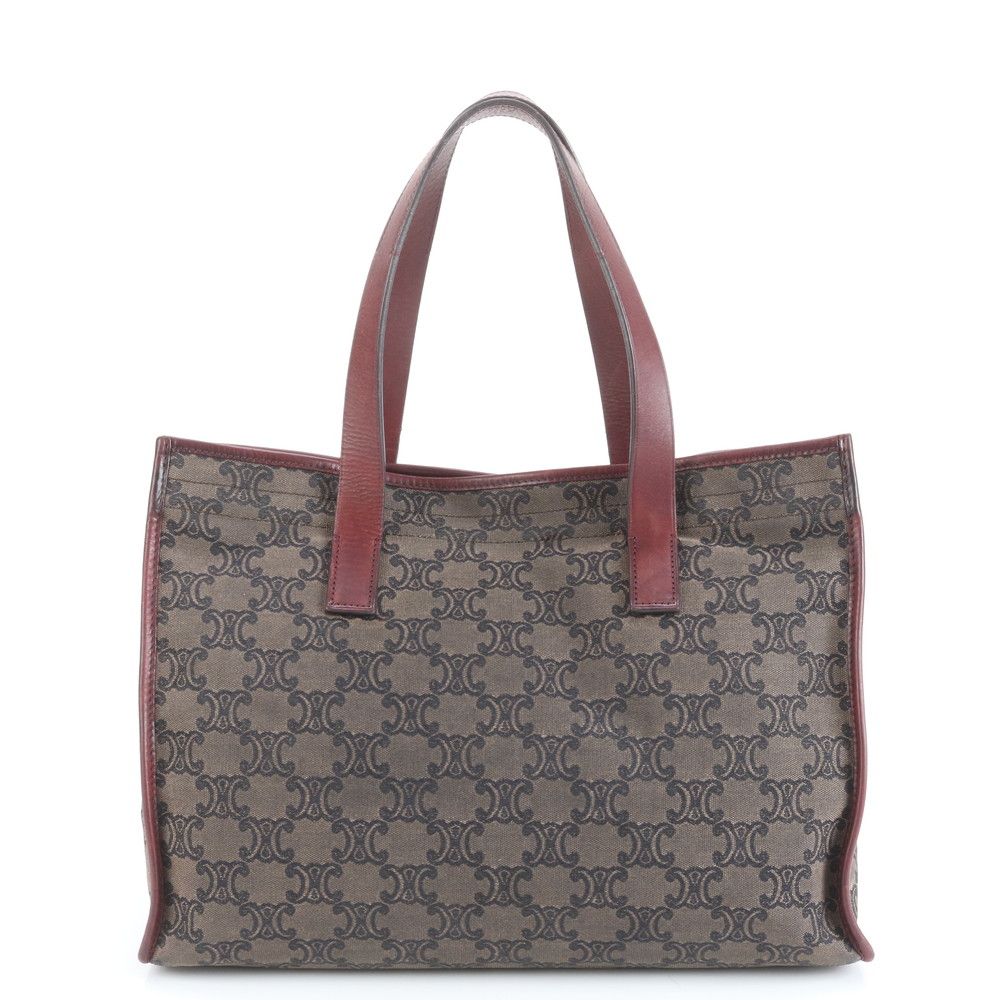 CELINE セリーヌ トートバッグ　肩掛け　マカダム柄 レザー 楽天市場】CELINE セリーヌ マカダム柄 トートバッグ ショルダー