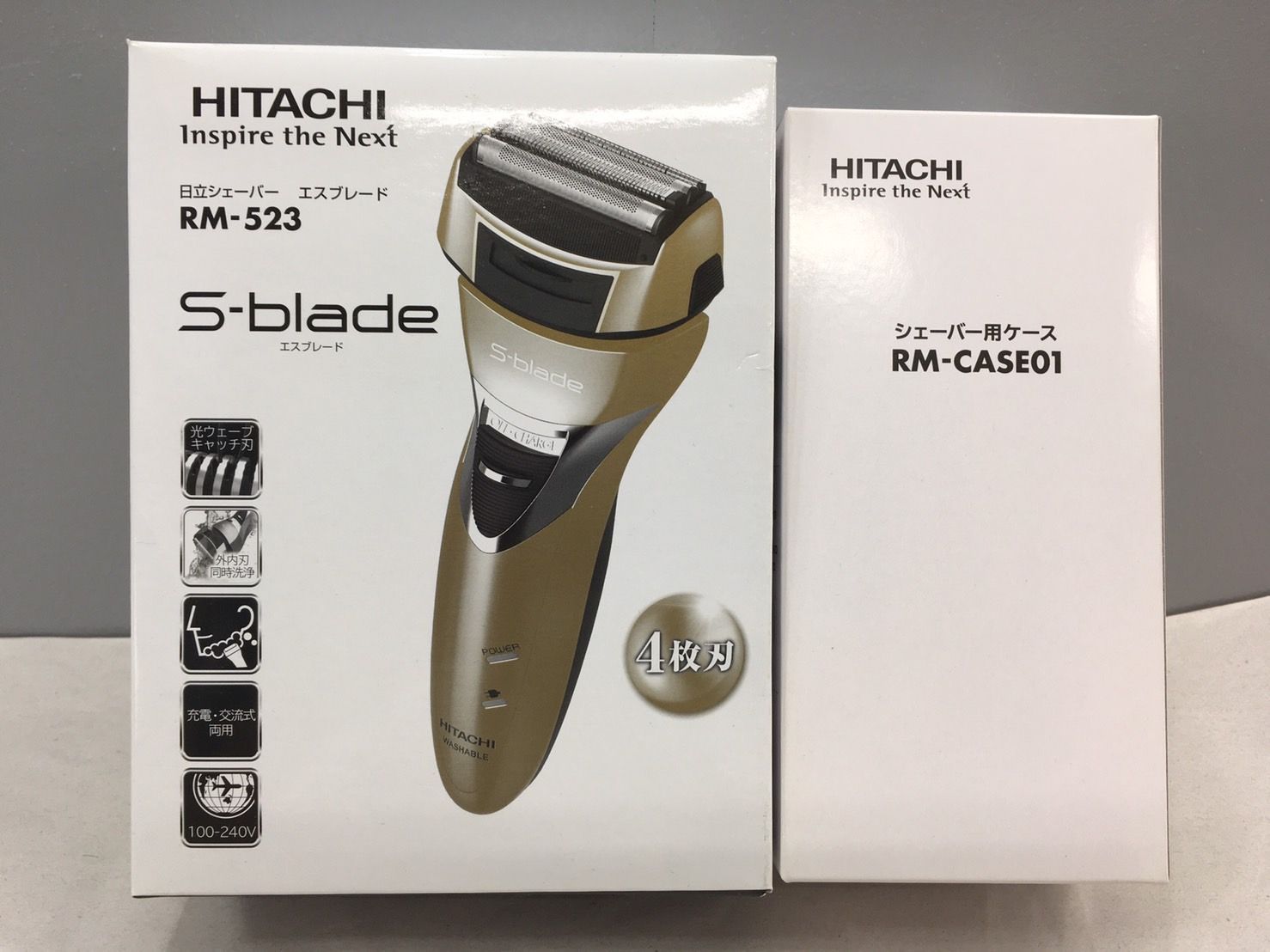 HITACHI(日立) メンズシェーバー RM-523 S-BLADE - 健康