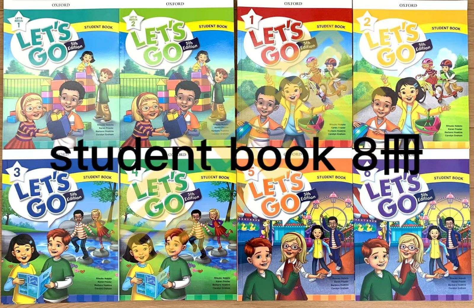 Let's Go Begin 1から6のうちに student book ＆workbook各2冊