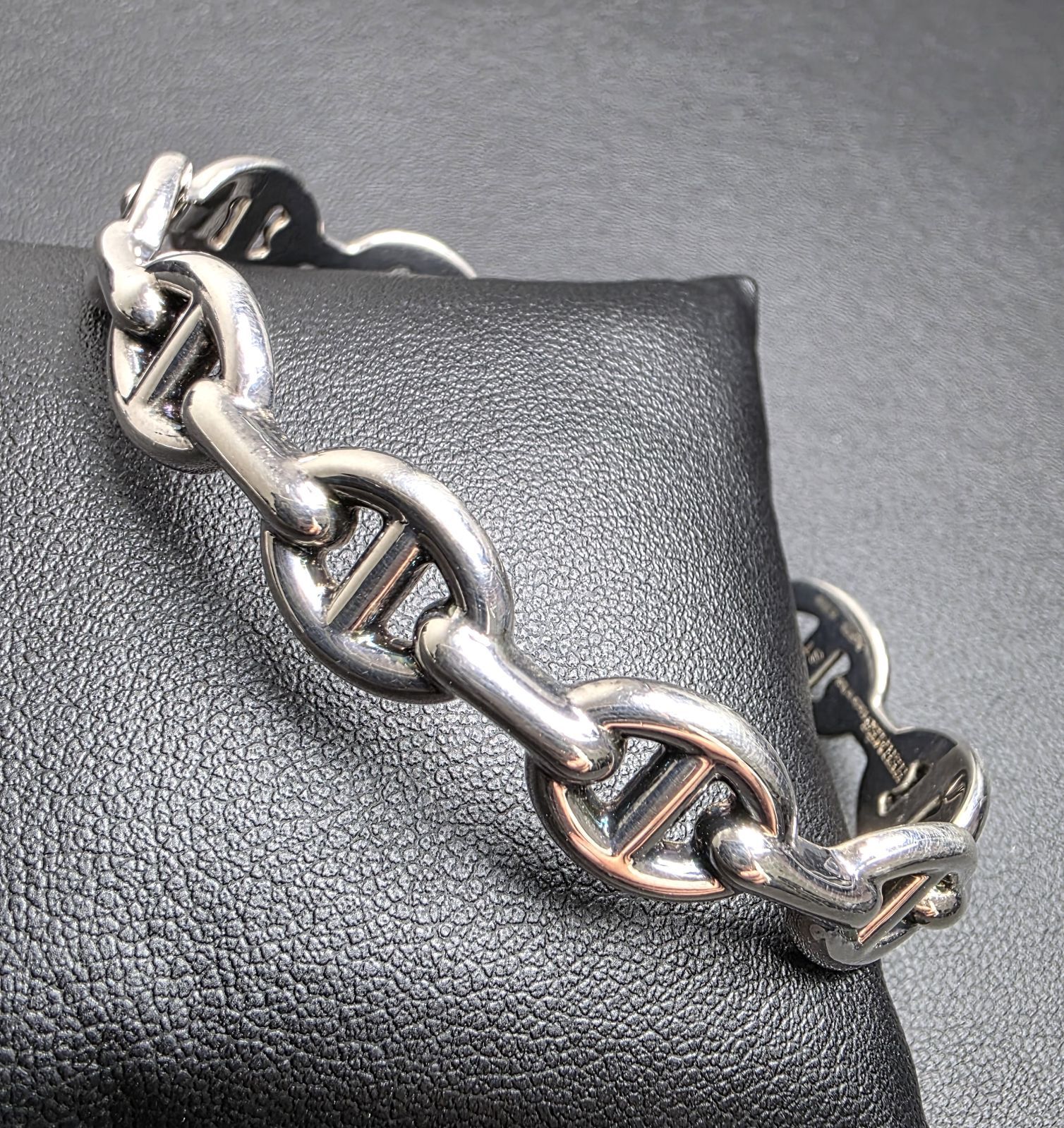 エルメス HERMES シェーヌダンクル アンシェネ バングル ブレスレット ST シルバー シルバー925 Ag925 アクセサリー PAWNSHOPRiZ パウンショップリズ