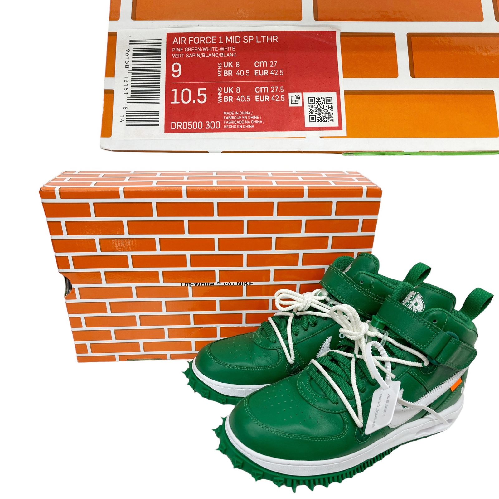 NIKE (ナイキ) ×OFF-WHITE (オフホワイト) AIR FORCE 1 MID SP LTHR 