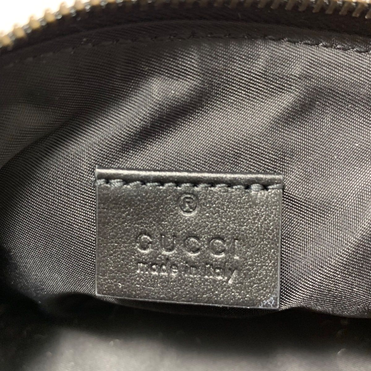 GUCCI ブラック レザーポーチ　【型番】625544 グッチ/ポーチ/GGマーモント/黒/レザー/型番：625544の買取実績