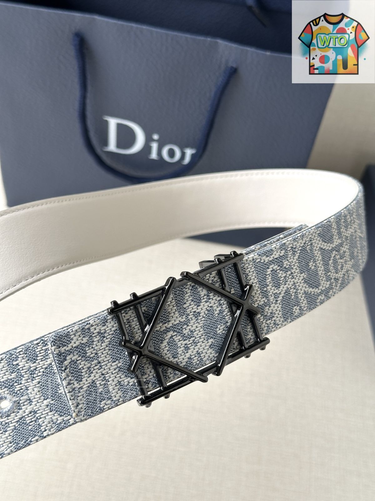 今日WTO】Dior ディオール Montaigne レザーベルト-FZ73 - メルカリ