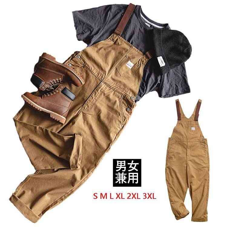 メンズ デッキパンツ オーバーオール 送料無料 パンツ ツナギ
