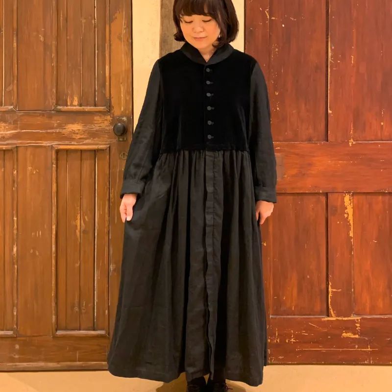 nest robe ネストローブ ベルベット ワンピース nest Robe ワンピース
