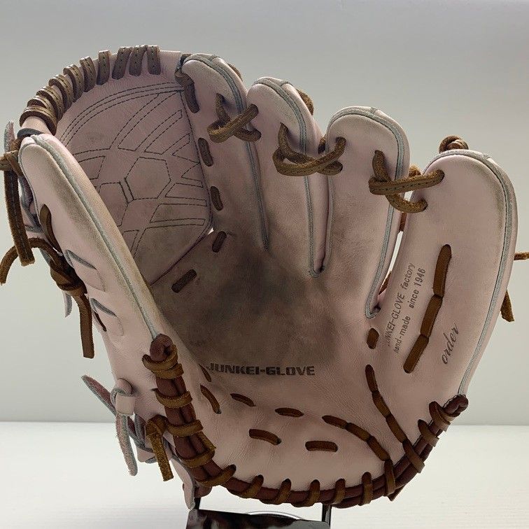 中古品 ジュンケイグラブ JUNKEI-GLOVE オーダー 軟式 投手用