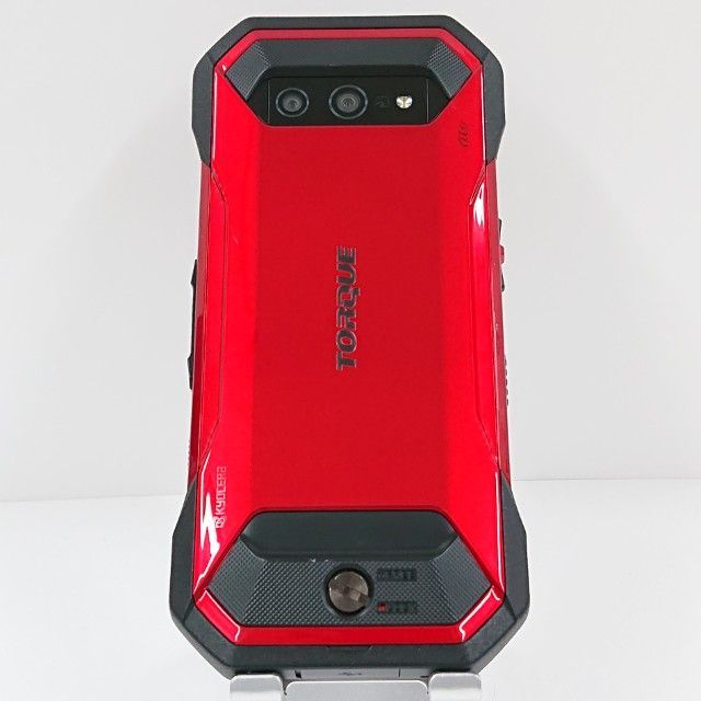 TORQUE 5G KYG01 au レッド 送料無料 本体 c11231 - メルカリ