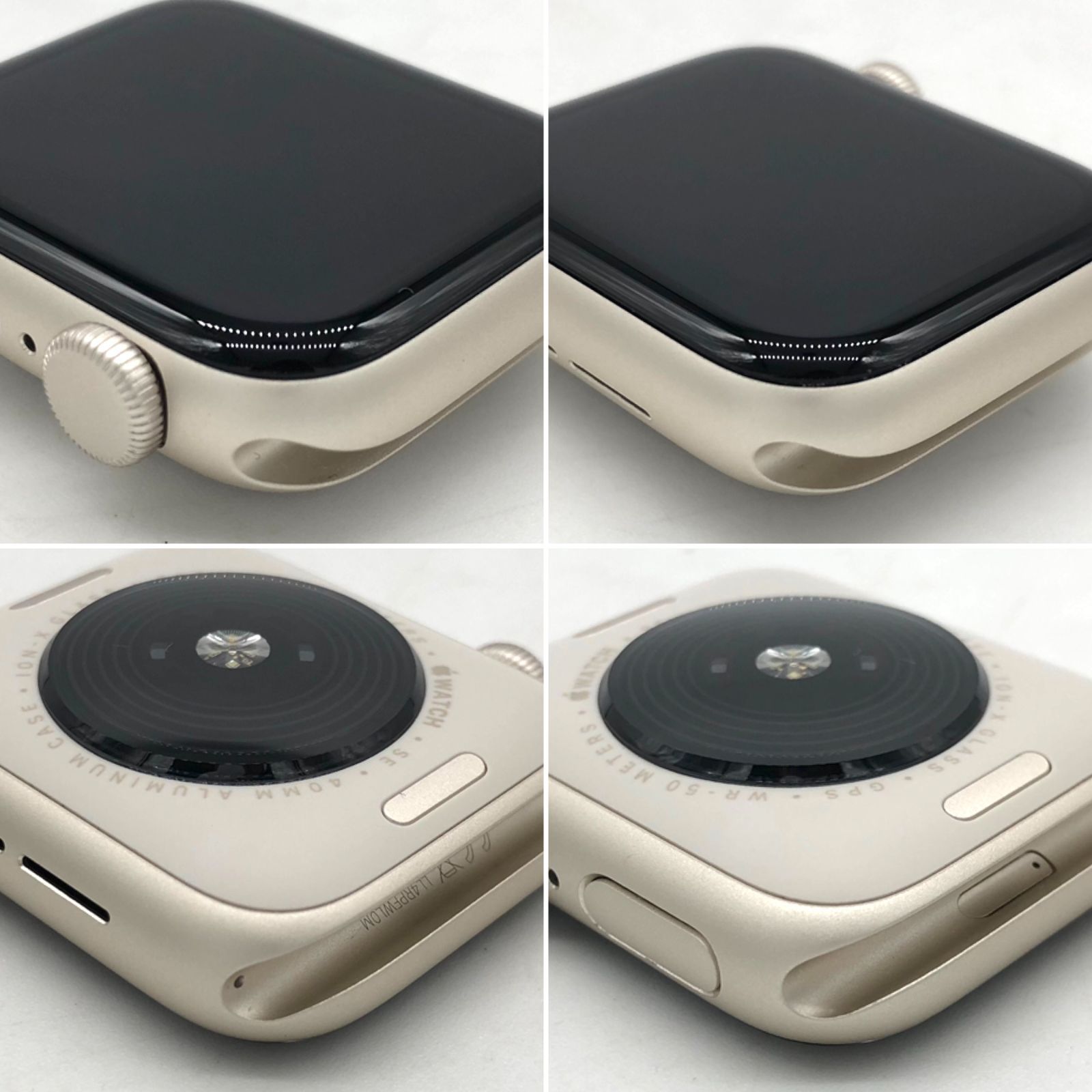 ▽【BT100%】Apple AppleWatch SE 第2世代 40mm GPSモデル スター 