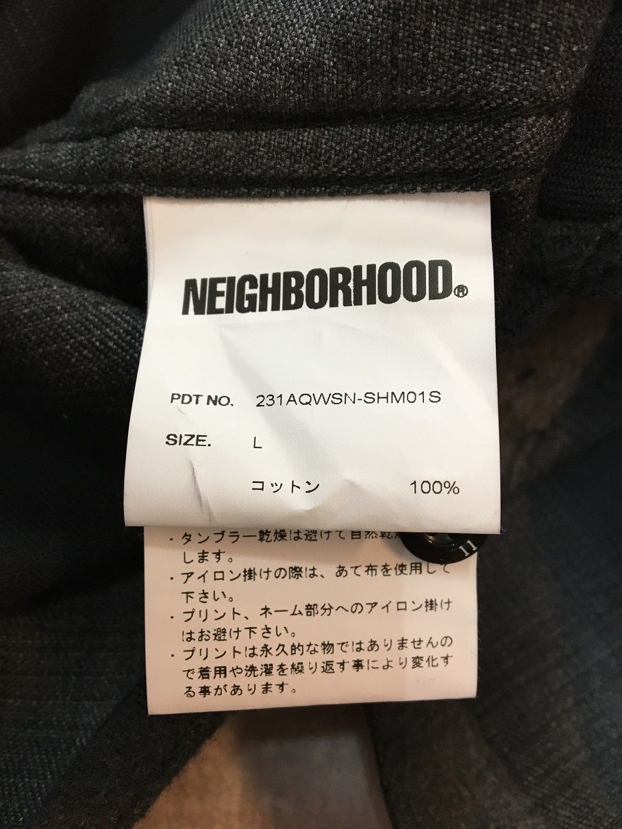 NEIGHBORHOOD × WIND AND SEA NH WDS OMBRE CHECK SHIRT LS