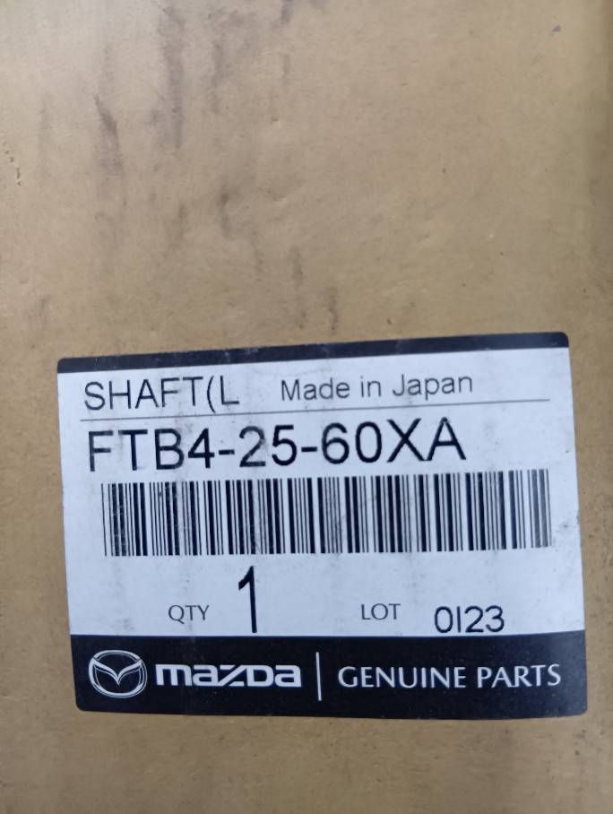 マツダ純正 FTB4‑25‑60XA 左ドライブシャフト FFCRYSTALESIA_COM
