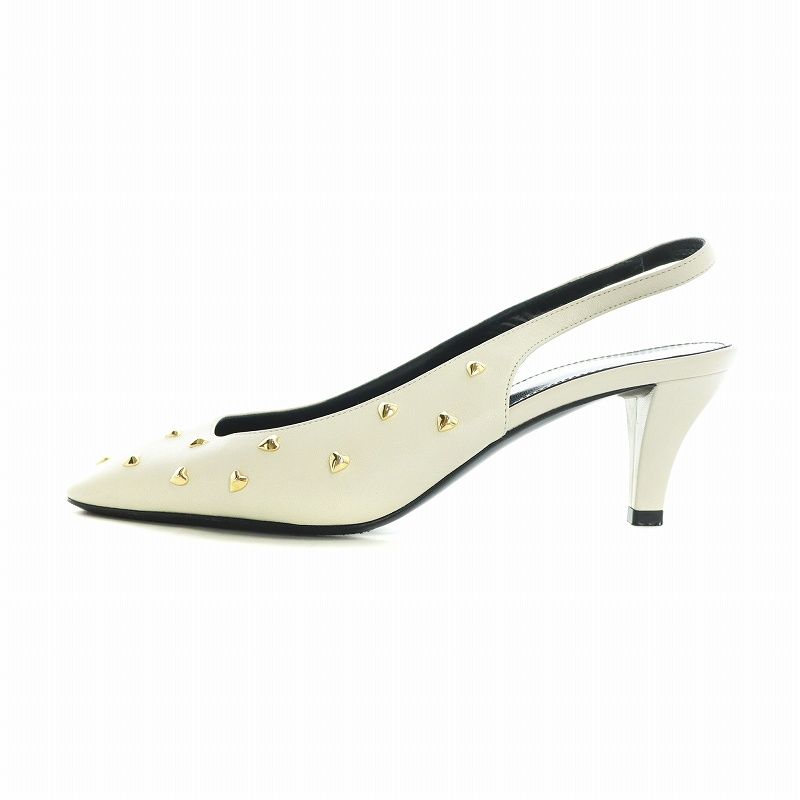 サンローラン パリ SAINT LAURENT PARIS パンプス ストラップ スタッズ  