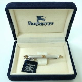 バーバリー ネクタイピン 騎士 シルバー925 K14GF シルバー