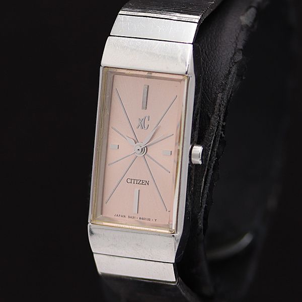 シチズン クロスシー QZ ピンクシルバー文字盤 5431-H23214 レディース腕時計 KMR 2000000 NSK