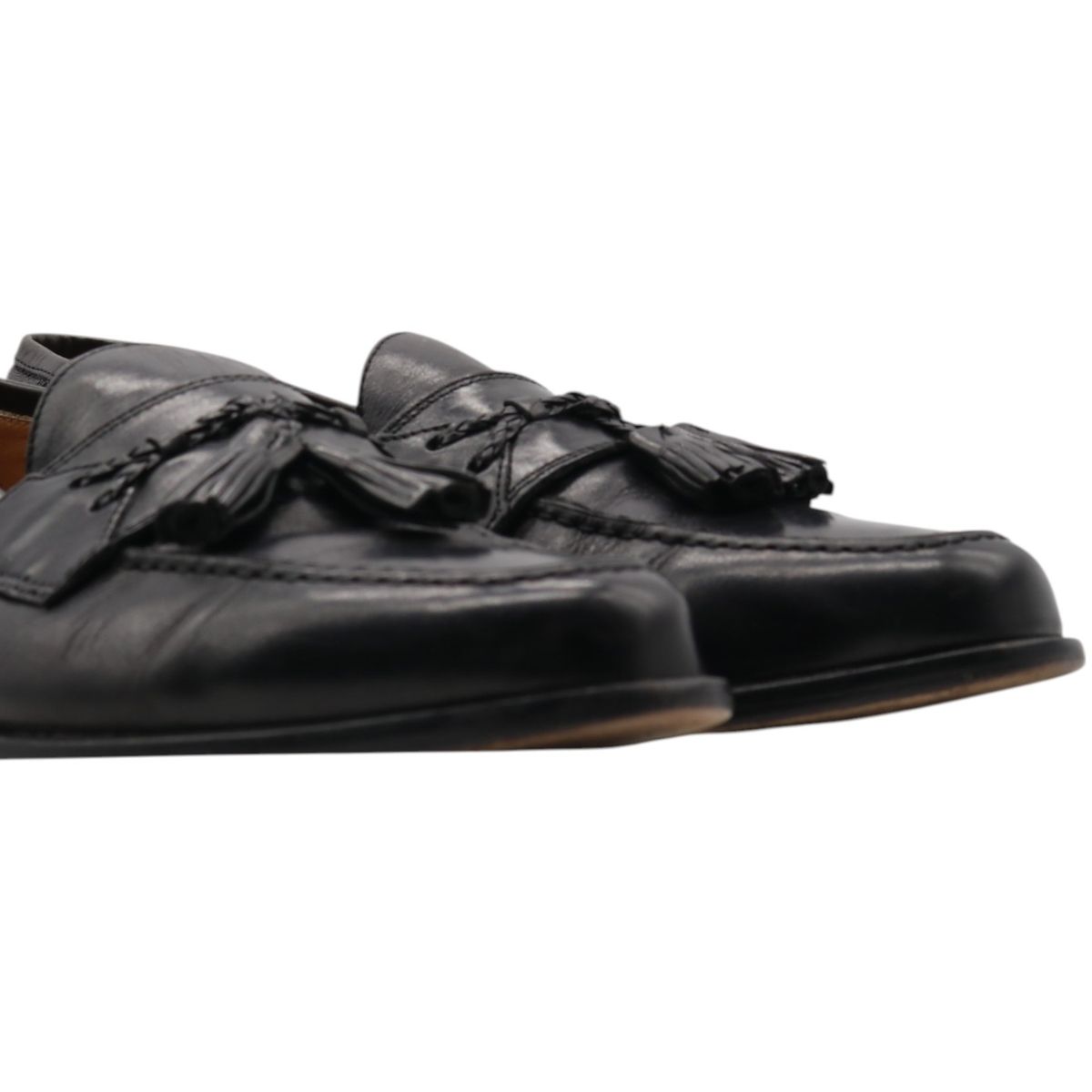  古着 ジョンストンアンドマーフィー AND MURPHY タッセルローファー 9 1 2 メンズ27.5 cm相当 saa 013381 デッキシューズ 靴