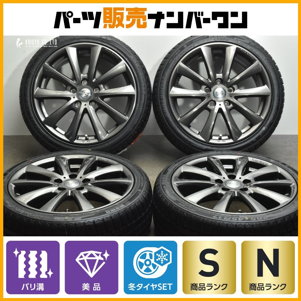 【2024年製 未使用】チームスパルコ 17in 7J +52 PCD112 MOMO ノースポール W-2 205/45R17 MINI クーパー F55 F56 F57 スタッドレス