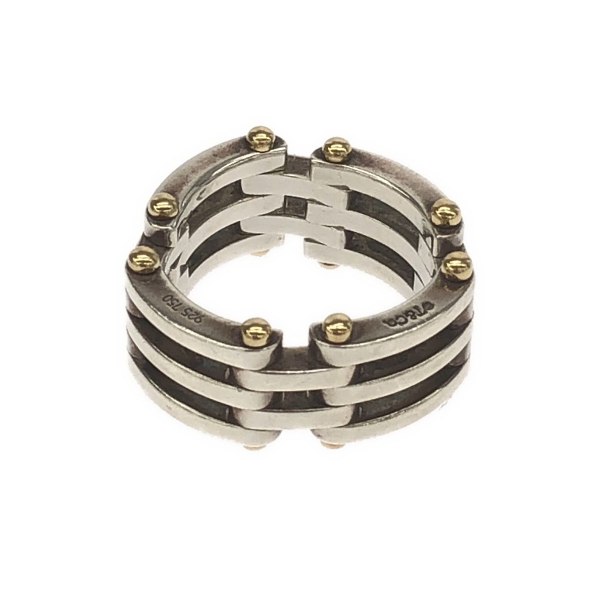 Tiffany & Co / ティファニー | コンビ ゲートリング / 925 K18YG