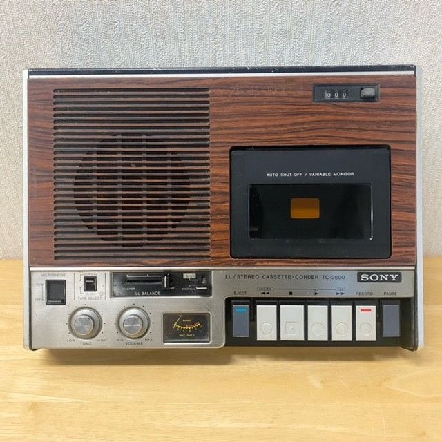 SONY TC-2600 ステレオカセットコーダー ソニー レトロ - メルカリ