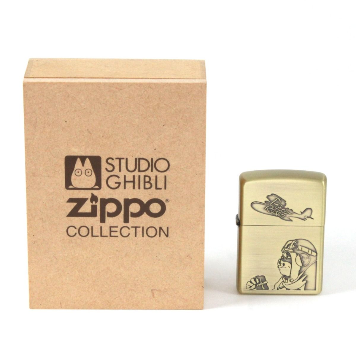 ZIPPO 紅の豚 『ポルコ後ろ姿』 真鍮 スタジオジブリ オイルライター  