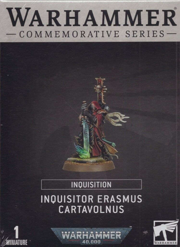 GAMES WORKSHOP WARHAMMER40000 Inquisitor Erasmus Cartavolnus