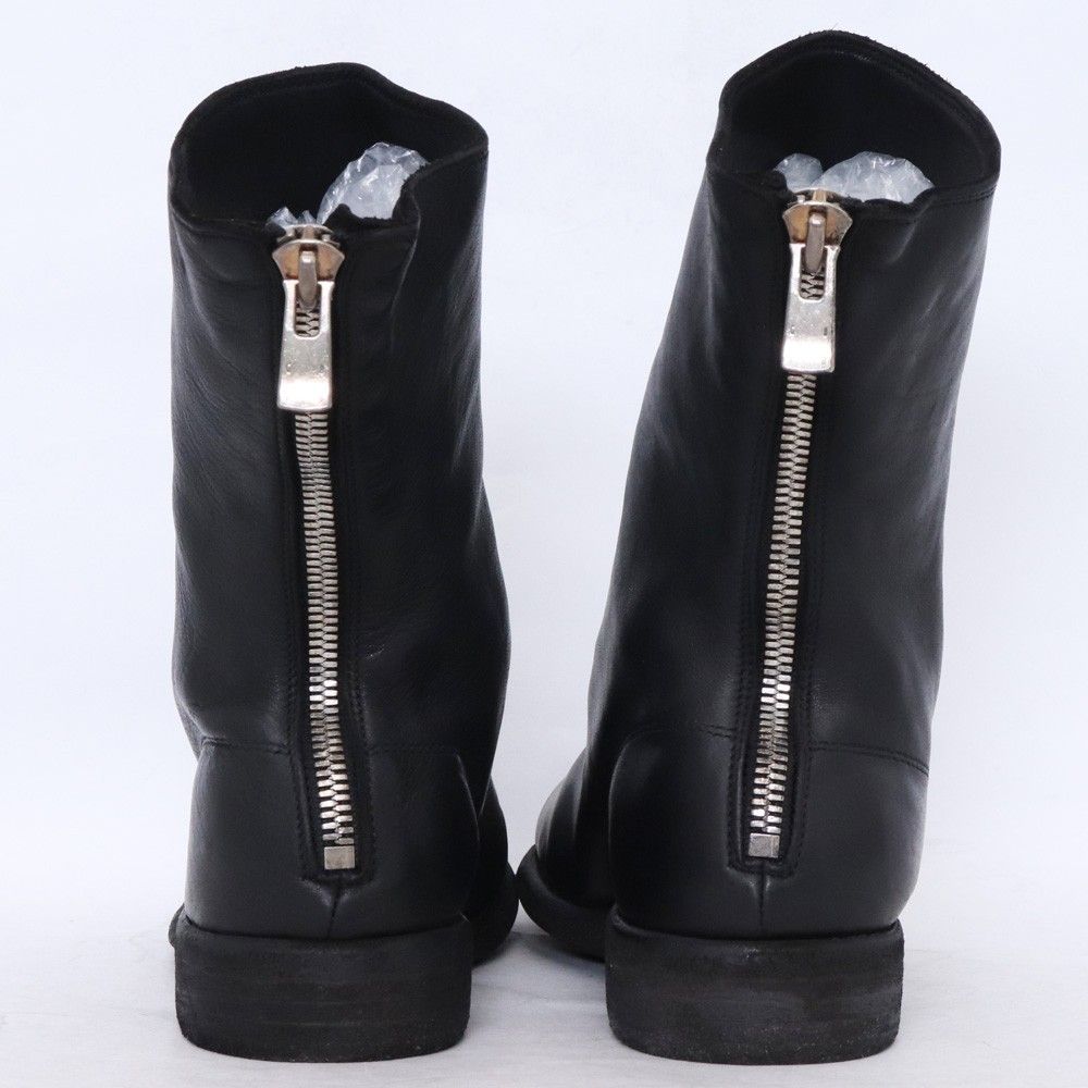 靴 guidi 988(size41) Guidi Back Zip Boots Single Sole Wide Model -FASCINATE