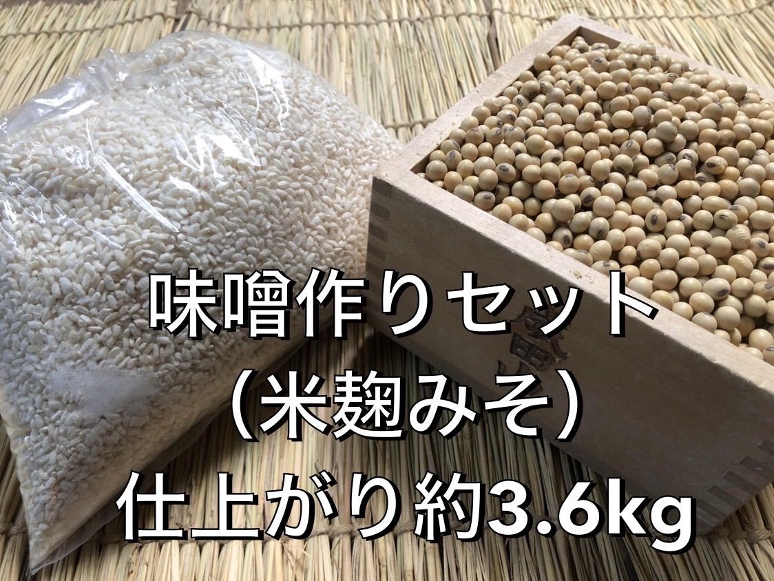 低反発 腰用 米麹味噌づくりセット 仕上がり約3.6kg - 通販 - www