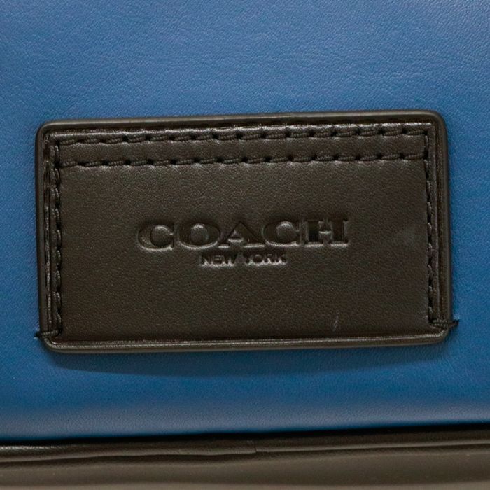 コーチ COACH トラック クロスボディ PVC レザー シグネチャー カラーブロック C2725 ショルダーバッグ 斜め掛け 肩掛け ミニ  メッセンジャーバッグ ポシェット メンズ レディース ブラック ベージュ ブルー 美品 中古 mba01015 - メルカリ