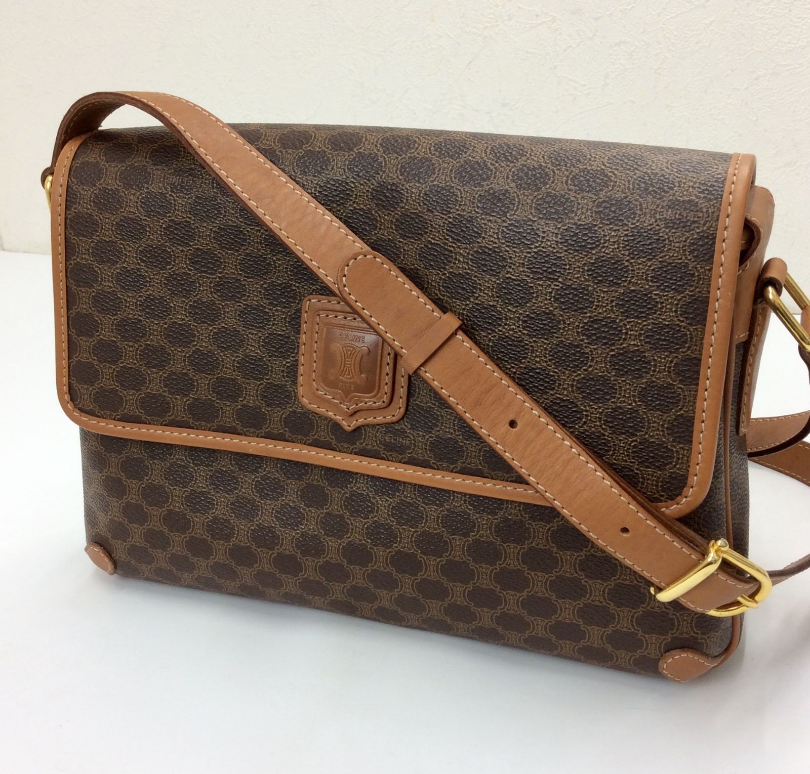 美品】CELINE セリーヌ ヴィンテージ マカダム柄 ショルダー