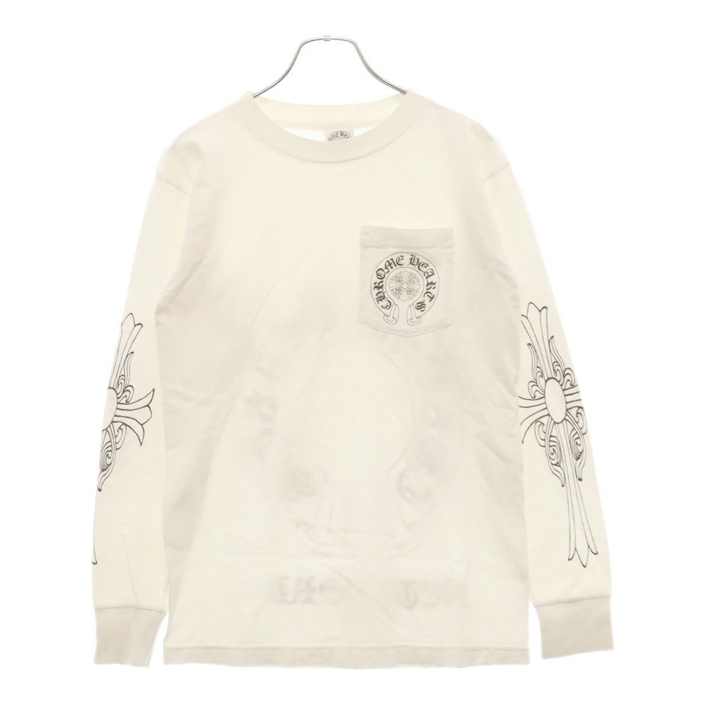 ★入手困難★希少 マルチカラーホースシューロゴ Tシャツ 長袖 Chrome Hearts】マルチカラー ホースシュー ロング Tシャツ 黒