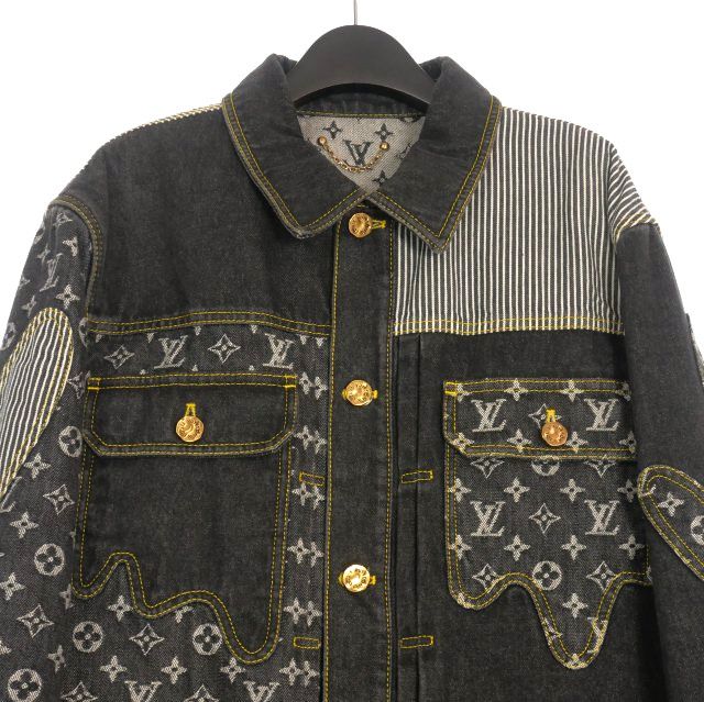 ルイヴィトン LOUIS VUITTON × NIGO 22SS MONOGRAM CRAZY DENIM JACKET  