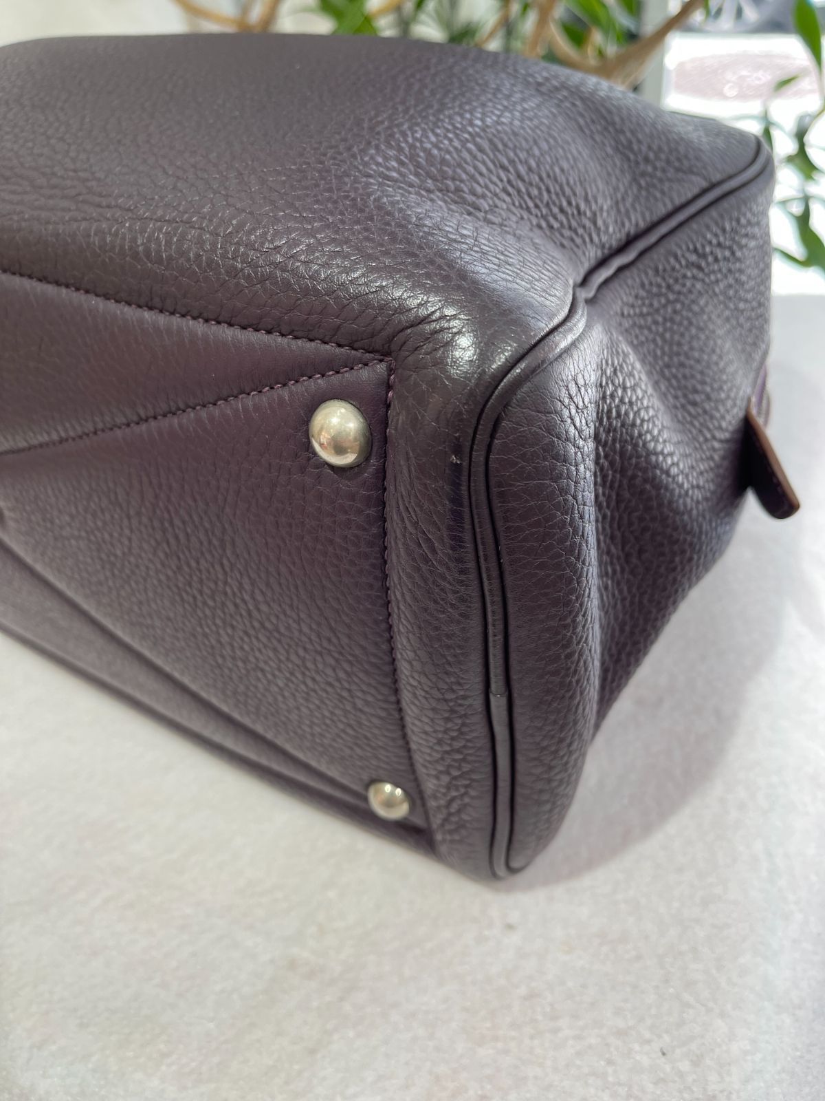 希少HERMESエルメス　ヴィクトリア35 レザン 美品】HERMES エルメス ヴィクトリア 35 トリヨンクレマンス